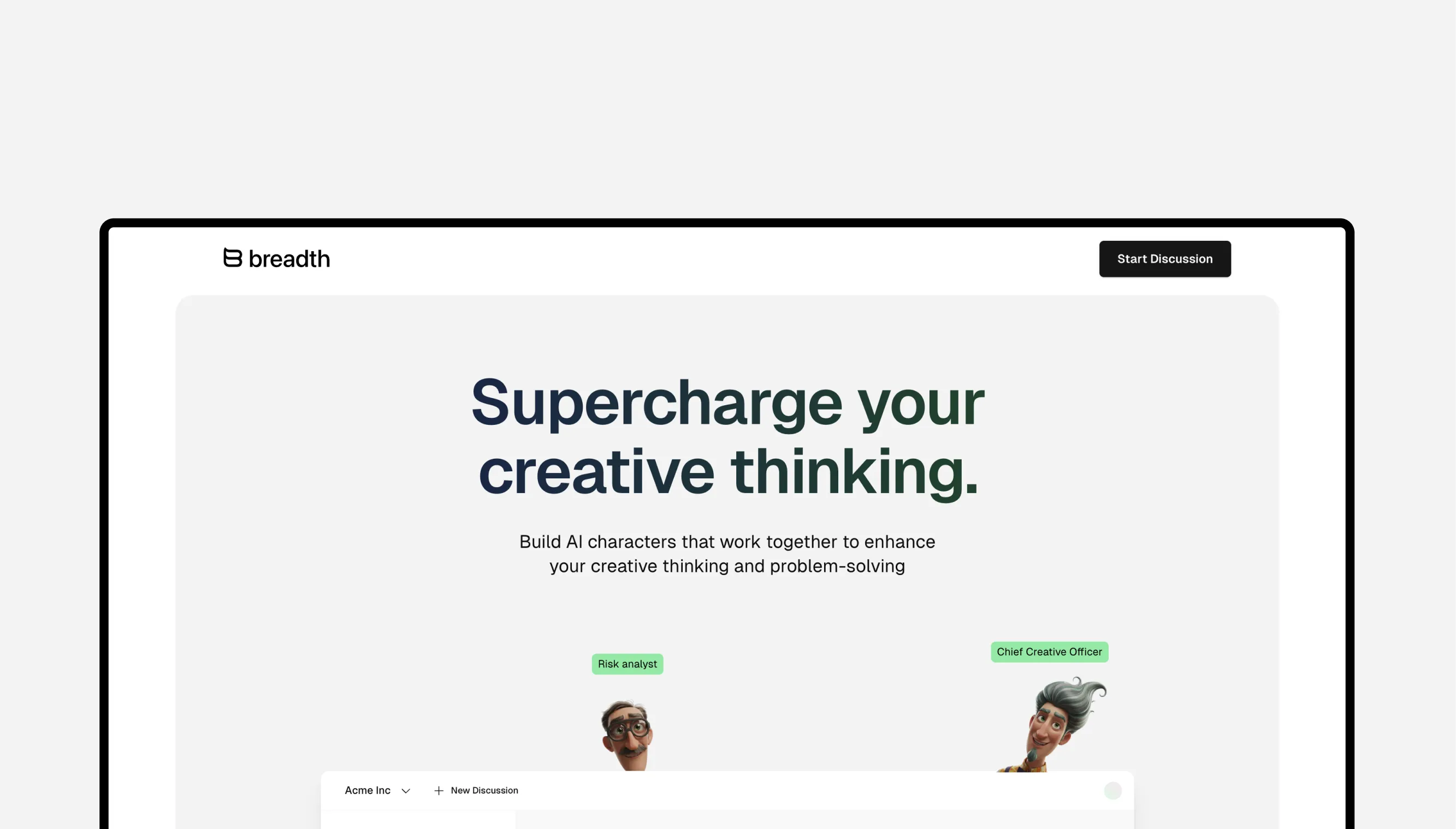 Breadth Agent-Led Discovery Platform